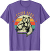 Poppa Bear Funny Father's Day shirt Mens Vintage Poppa Bear Shirt Funny Fathers Day T-Shirt - Purple Heather