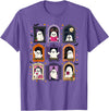 Cozy Spooky Aesthetic And Halloween Vibes Cute Halloween Kawaii Ghosts Spooky Season Costumes Fall T-Shirt - Purple Heather