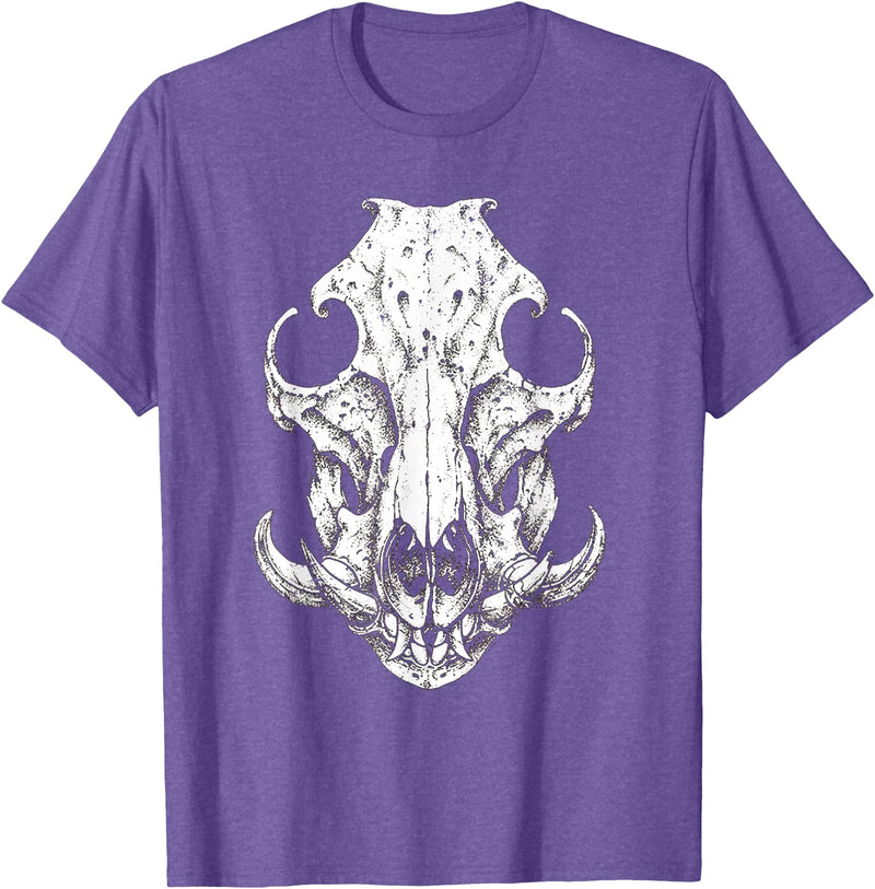 Hog Hunter Skull Co. Hog Hunter Skull Hunting Wild Hog Pigs T-Shirt - Purple Heather