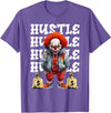 Hip Hop Clown Money Calling Horror Streetwear Tee Hip Hop Scary Clown Hustle Money Urban Streetwear Halloween T-Shirt -