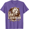 Happy Catholics St Corbinian German Saints German Catholic Bear T-Shirt - Purple Heather