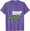 Vintage Animals Designs Vintage Cow T-Shirt - Purple Heather