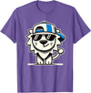 Nerrrdy Lion Hipster Men Women Kids Boys Girls Funny Lion T-Shirt - Purple Heather