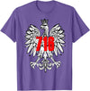 Polish Pride Buffalo Dyngus Day Shirt Polish Falcon Eagle 716 Buffalo NY New York T-Shirt - Purple Heather