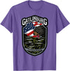 Great Smoky Mountains National Park Souvenirs Gatlinburg Tennessee Souvenirs Bears Gifts TN American Flag T-Shirt - Purple Heather