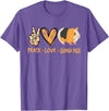 Funny Guinea Pig Lover Peace Love Guinea Pigs Cute Guinea Pig Lover T-Shirt - Purple Heather