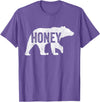 Matching Family Bear by Foxio Honey Bear Matching Family Camping Bear Funny Honey T-Shirt - Purple Heather
