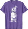 Cool Easter Bunny Sunglasses Funny Easter Outfit for Boy Men T-Shirt in Purple Heather
