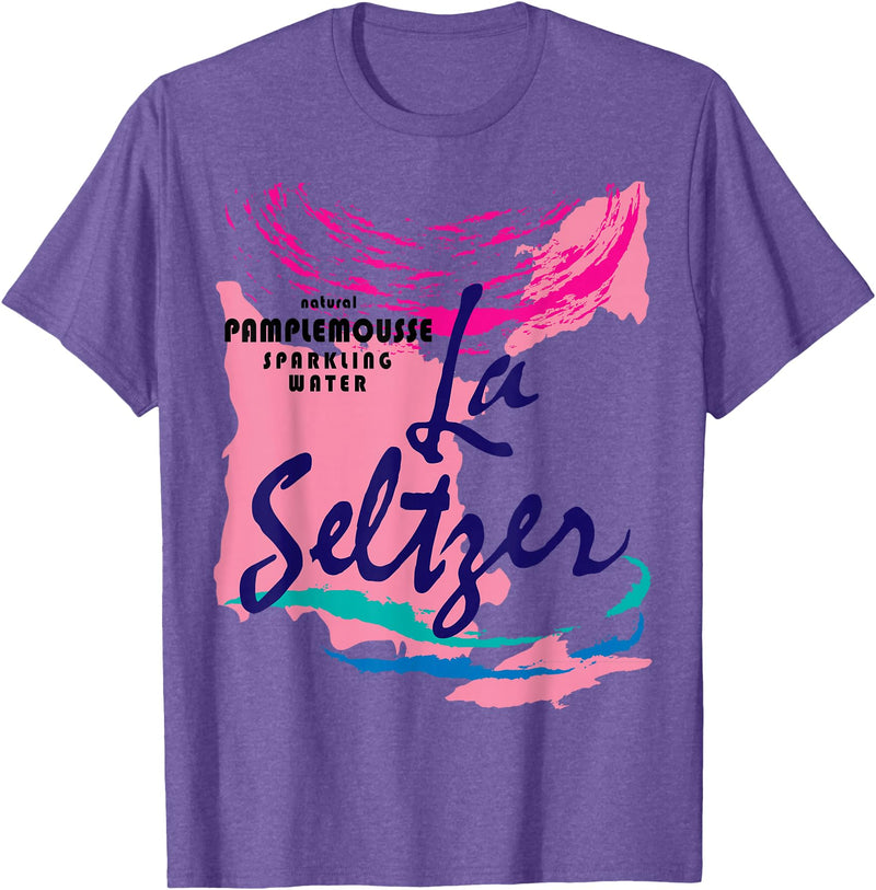 La Seltzer Can Group Halloween Costume Shirts Group Halloween Costume T-Shirt - Pamplemousse Seltzer T-Shirt - Purple Heather
