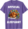 Official Sleep Pajamas Nightgown Sleepwear Apparel Highland_cow - Official Sleepshirt Pajamas Nightgown T-Shirt - Purple