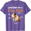 Guinea Pig Lovers Guinea Pig Tees Guinea Pig Shirt Anatomy Of A Furry Potato Guinea Pig Funny T-Shirt - Purple Heather