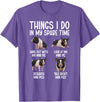 Funny Mini Pigs For Mini Pig Lover Things I Do Mini Pig Lover Mini Pigs T-Shirt - Purple Heather