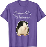 Miller Sye Guinea Pig Whisperer - American Guinea Pig T-Shirt - Purple Heather