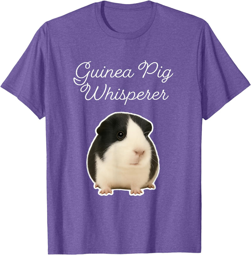 Miller Sye Guinea Pig Whisperer - American Guinea Pig T-Shirt - Purple Heather