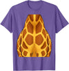 Cute Headless Giraffe Halloween Costume By TEERA Funny Giraffe Body Halloween Outfit T-Shirt - Purple Heather