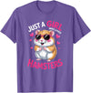 Girls Hamster T-Shirt - Purple Heather