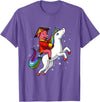Chinese New Year Shirts 2019 by NS Tees Chinese New Year 2019 Pig Riding Unicorn Gift T Shirt T-Shirt - Purple Heather