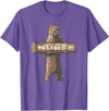 Cartba Nursing Co. Awesome Nurse Funny Saying | Fun Nursing Appreciation T-Shirt - Purple Heather