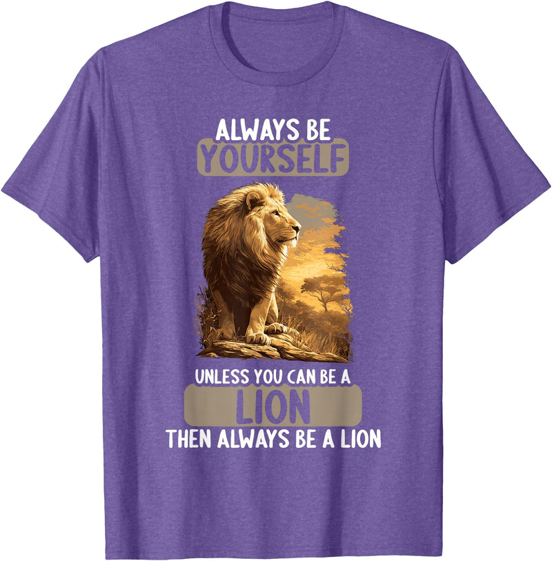 Lions Lion Lovers Shop Lions Lion T-Shirt - Purple Heather