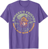 Giant Step Design Co. Smokey's Friends Don't Play With Matches Retro Smokey Bear T-Shirt - Purple Heather