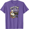 Pitmaster Pig Apparel Low & Slow Is My Tempo Pig BBQ Smoker T-Shirt - Purple Heather