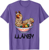 Alpaca LLama Lama Llamen Ramen Chinese Food Llamen Noodles Chinese Food Alpaca Llama Lover T-Shirt - Purple Heather