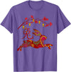 2023 Year of Rabbit Chinese Zodiac T-Shirt in Purple Heather