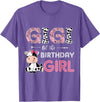 Cow Birthday Cow Lover Gifts For Family Men Woman Gigi of The Birthday Girl Farm Cow Grandma Matching Family T-Shirt -
