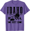 Idaho Is Calling And I Must Go! Idaho Is Calling & I Must Go Bear Mountains Vintage Gift T-Shirt - Purple Heather