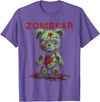 Unique All Hallows Eve Animal Meme Merch Stuff Teddy Bear Halloween Tshirt for Kids Women Men Zombear Stuff T-Shirt - Purple Heather