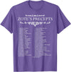 MathWare Funny Nerdy Zote's Precepts Knight Gamer T-Shirt - Purple Heather