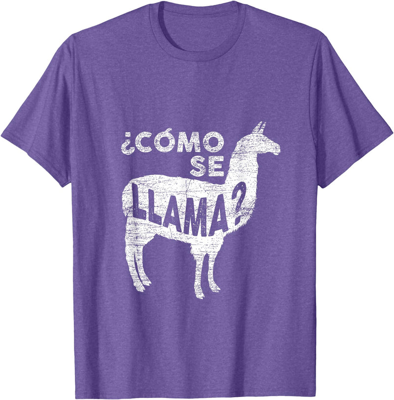 Como Se Llama T-Shirt - Purple Heather