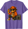 Creative & Funny Teddy Bear Gifts Hip Hop Teddy Bear T-Shirt - Purple Heather