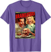 Last Gasp Graphics Brain Eaters 1950s horror comic cover T-Shirt - Purple Heather