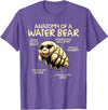 Tardigrade Water Bear Co Anatomy Of A Water Bear Funny Tardigrade T-Shirt - Purple Heather