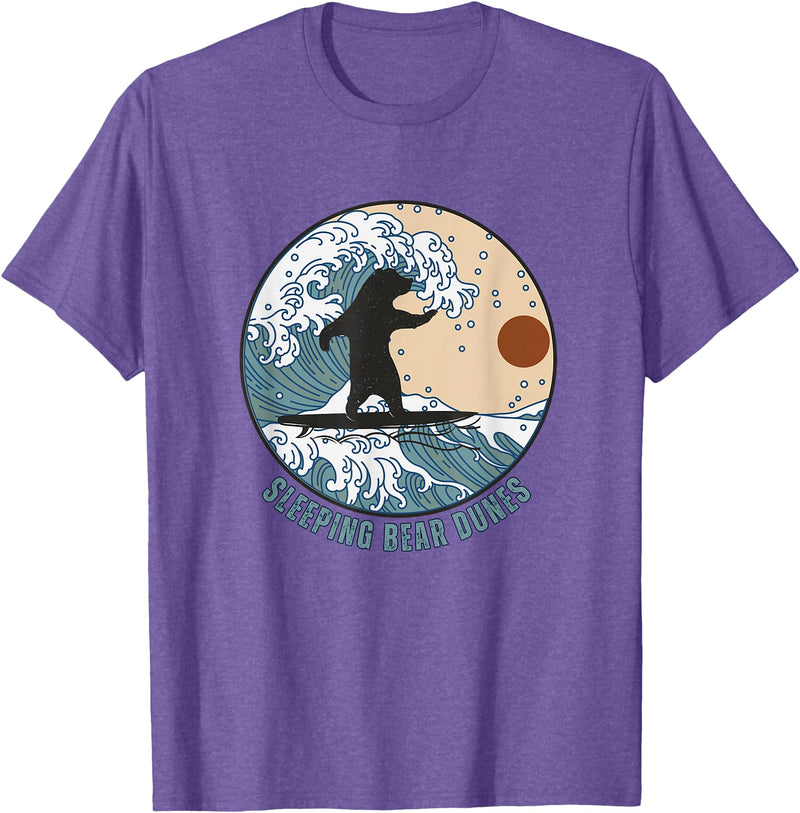 AS Designs Sleeping Bear Dunes T-Shirt - Purple Heather