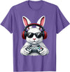 Funny Gaming Game Rabbit Easter Men Boy Toddler Kid T-Shirt in Purple Heather