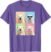 polar bears polar bear Shop Polar Bears Funny Polar Bear T-Shirt - Purple Heather