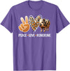 Cute Kunekune Pig Lover Kunekune Pig Boy Peace Love Kunekune Pig Lover Kunekune Pig Girl T-Shirt - Purple Heather
