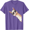Ällamaco. Llama Alpaca Lama Sunglasses T-Shirt - Purple Heather