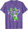Funny St Patrick’s Day Shamrock Irish Cow Lover Coquette Highland Cow St Patrick’s Day Lucky Irish Cow Lover T-Shirt -