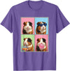 guinea pigs guinea pig Shop Guinea Pigs Funny Guinea Pig T-Shirt - Purple Heather