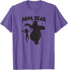 Disney Jungle Book Papa Bear Father's Day T-Shirt - Purple Heather
