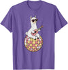 DiscoballAxis1 Funny Llama Disco Dancing Ball Groovy Retro 80s Costume T-Shirt - Purple Heather