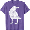 Crow Shirts Crow Raven Bird Lover Gift T-Shirt - Purple Heather