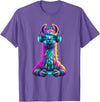 Llama Gamer Lovers Animal Men Women Kids Llama Gaming Animal Video Games Funny Llama T-Shirt - Purple Heather