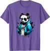 Panda Musik DJ Controller Gaming Panda Panda Music DJ Controller Gaming Panda T-Shirt - Purple Heather