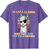 Mama Llama Designs Mama Llama Mom Funny Saying Cute Design For Men Women Kids T-Shirt - Purple Heather
