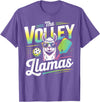 CharlIan Minds - LlamaLovers The Volley Llamas Pickleball Funny Llama T-Shirt - Purple Heather