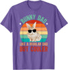Bunny Dad Rabbit Owner Bunny Lover Rabbit Father T-Shirt in Purple Heather